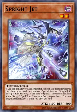 Spright Jet BLTR-EN076 1st ED Yu-Gi-Oh! ULTRA RARE - Image 1