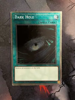 Dark Hole NKRT-EN024 - Yu-Gi-Oh! TCG - Platinum Rare - Limited Edition - Image 1