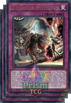 X3 Playset 1st ed Swordsoul Assessment ultra rare MAMA-EN043 Yugioh - Image 1