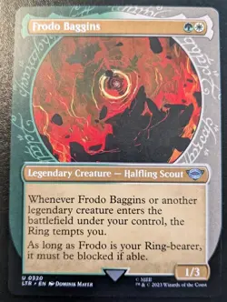 Frodo Baggins (Showcase) 0320 LTR Uncommon Lord Of The Rings Magic The Gathering - Image 1