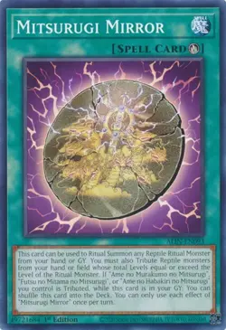 Mitsurugi Mirror ALIN-EN093 1st ED Yu-Gi-Oh! - Image 1