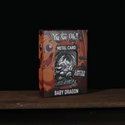 Yu-Gi-Oh! Baby Dragon Limited Edition Embossed Metal Card - Image 5