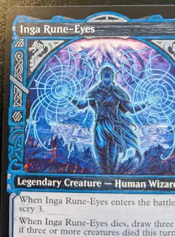Inga Rune-Eyes 0010 MUL Uncommon Multiverse Legends Magic: The Gathering - Image 2