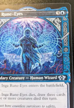 Inga Rune-Eyes 0010 MUL Uncommon Multiverse Legends Magic: The Gathering - Image 3