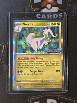 Pokemon Chaos Rising - Goodra Promo STAMPED Card - Image 1