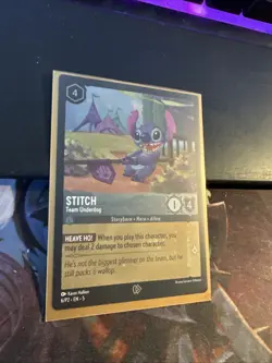 ✨Stitch - Team Underdog (Foil) - Disney Lorcana Promo Cards 6/P2 - Image 2