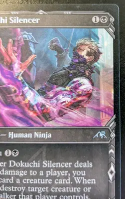 Dokuchi Silencer (Showcase) 340 NEO Uncommon Kamigawa: Neon Dynasty MTG - Image 3