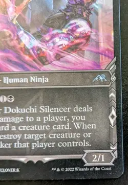 Dokuchi Silencer (Showcase) 340 NEO Uncommon Kamigawa: Neon Dynasty MTG - Image 5