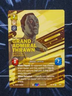 Star Wars Unlimited: Grand Admiral Thrawn - Grand Schemer Prestige SEC 1054 - Image 1