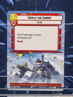 Star Wars Unlimited: Topple the Summit Hyperspace SEC 447 - Image 1