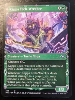 Kappa Tech-Wrecker (Showcase) 348 NEO Uncommon Kamigawa: Neon Dynasty MTG - Image 1