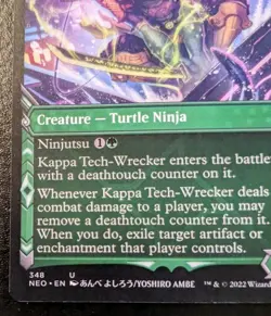 Kappa Tech-Wrecker (Showcase) 348 NEO Uncommon Kamigawa: Neon Dynasty MTG - Image 4