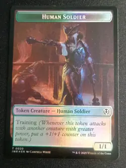MTG Innistrad Remastered - Tamiyo, Field Researcher / Soldier Foil Emblem Token - Image 2