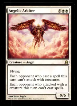 MTG Angelic Arbiter LP Light Play Commander 2011 [2762] - Image 1