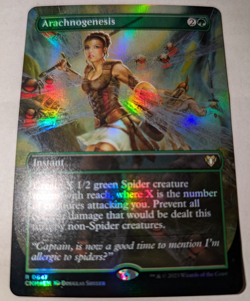 Foil Arachnogenesis - Showcase - Commander Masters - Magic - MTG - Image 1