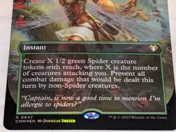 Foil Arachnogenesis - Showcase - Commander Masters - Magic - MTG - Image 4