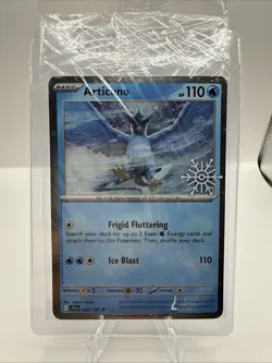 Articuno Pokemon TCG 32/159 (Holiday Calendar) Snowflake Stamp Sealed Promo - Image 1
