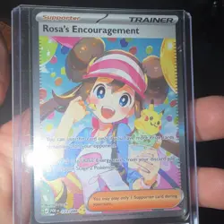 Pokemon Rosa's Encouragement Trainer Supporter Full Art Holo JP 123/088 - Image 1