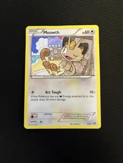 meowth 11/12 holo promo mcdonald's 2015 pokemon - Image 1