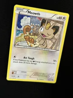 meowth 11/12 holo promo mcdonald's 2015 pokemon - Image 3