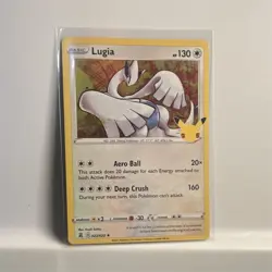 Pokemon TCG Lugia 022/025 Celebrations Holo Rare 25th Anniversary - Image 1