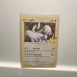 Pokemon TCG Lugia 022/025 Celebrations Holo Rare 25th Anniversary - Image 2