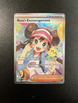 Pokemon TCG Rosa's Encouragement 🍨 SIR 123/088 Perfect Order - Image 1