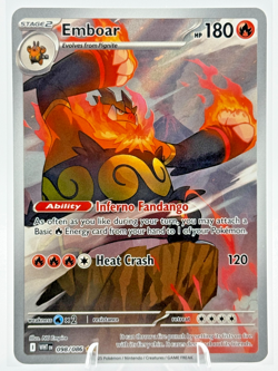 Pokemon TCG: Emboar 098/086 Illustration Rare -White Flare - Image 1