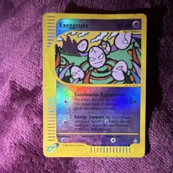 Pokemon Exeggcute 077/147 Aquapolis Common Reverse Holo 2002 50 HP English - Image 2