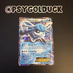Glaceon EX 20/124 Fates Collide Ultra Rare MP Pokemon TCG B22 - Image 1