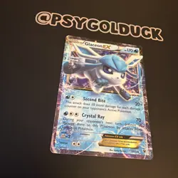 Glaceon EX 20/124 Fates Collide Ultra Rare MP Pokemon TCG B22 - Image 2