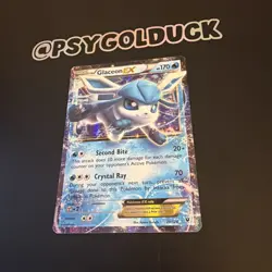 Glaceon EX 20/124 Fates Collide Ultra Rare MP Pokemon TCG B22 - Image 3