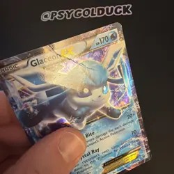 Glaceon EX 20/124 Fates Collide Ultra Rare MP Pokemon TCG B22 - Image 4