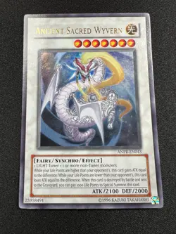 Yu-Gi-Oh! Ancient Sacred Wyvern (NM) ANPR-EN043 Ancient Prophecy Unlimited - Image 1
