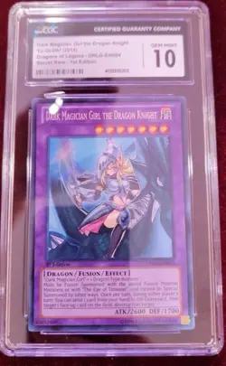 Yu-Gi-Oh! TCG Dark Magician Girl the Dragon Knight10 DRLG-EN004 1st Edition 2014 - Image 1