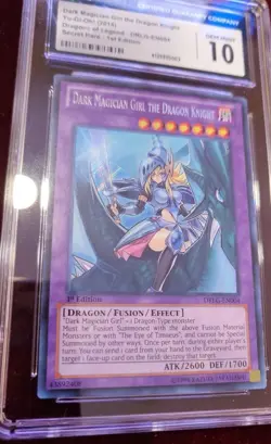 Yu-Gi-Oh! TCG Dark Magician Girl the Dragon Knight10 DRLG-EN004 1st Edition 2014 - Image 2