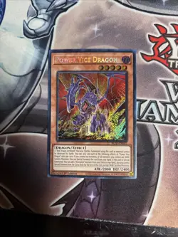 (BLZD) Power Vice Dragon Secret Rare BLZD-EN002 1st Edition Yu-Gi-Oh! TCG NM - Image 1