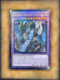 Yugioh Thunder Dragon Colossus RA03-EN036 Prismatic Ultimate Rare 1st Ed NM - Image 1