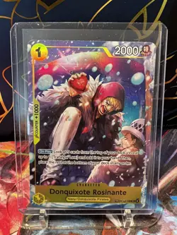 Donquixote Rosinante OP12-108 TR The Azure's Sea's Seven NM Treasure Rare OP TCG - Image 1