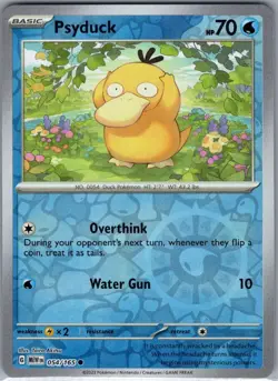 Psyduck 054/165 Reverse Holo SV: Scarlet & Violet 151 - Pokemon Card - NM - Image 1