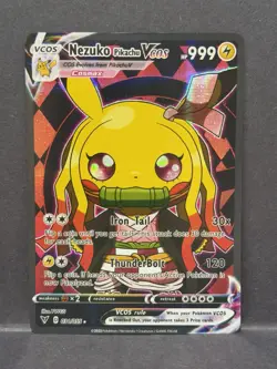 Pikachu Cosplay Nezuko Pokemon Custom ACG Goddess Story Card Holo Foil Anime - Image 1
