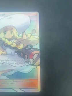 Pokemon TCG Lillie Sun & Moon Holo Full Art Ultra Rare Card 147/149 LP minus - Image 5