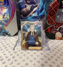Professor's Research 150/159 Full Art Holo Pokemon Card Crown Zenith - Image 1