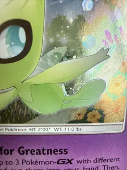 SWIRL 🌀💫 NM Celebi SM224 Cosmos Holo SM Black Star Promo Pokemon Card - Image 2