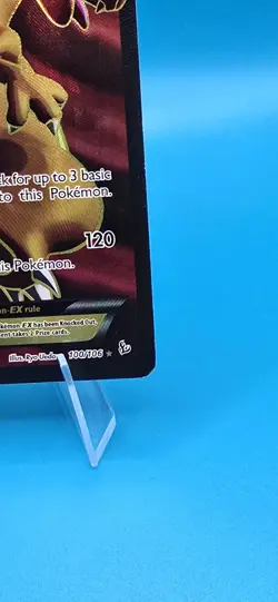 Charizard EX (100 Full Art) 100/106 Flashfire Holo Pokemon Card TCG B23 - Image 4