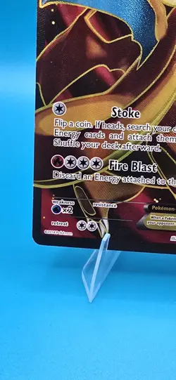 Charizard EX (100 Full Art) 100/106 Flashfire Holo Pokemon Card TCG B23 - Image 5