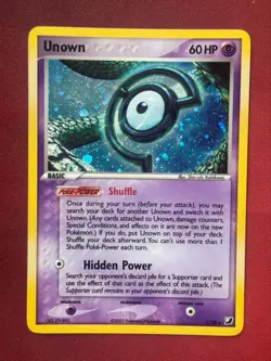 UNOWN C C/28 EX Unseen Forces HOLO rare Pokemon TCG card NM+ CLEAN! - Image 1