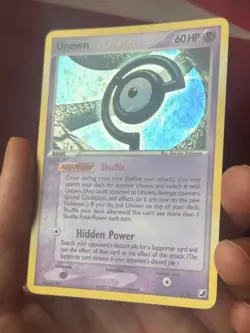 UNOWN C C/28 EX Unseen Forces HOLO rare Pokemon TCG card NM+ CLEAN! - Image 3