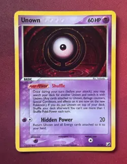 UNOWN O O/28 EX Unseen Forces HOLO rare Pokemon TCG card CLEAN NM+ - Image 1