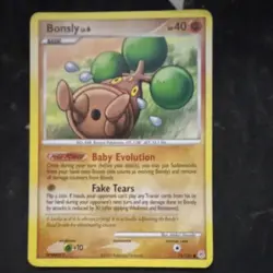 Pokemon Bonsly Diamond & Pearl 71/130 Common Regular Basic 40 HP English Card - Image 1